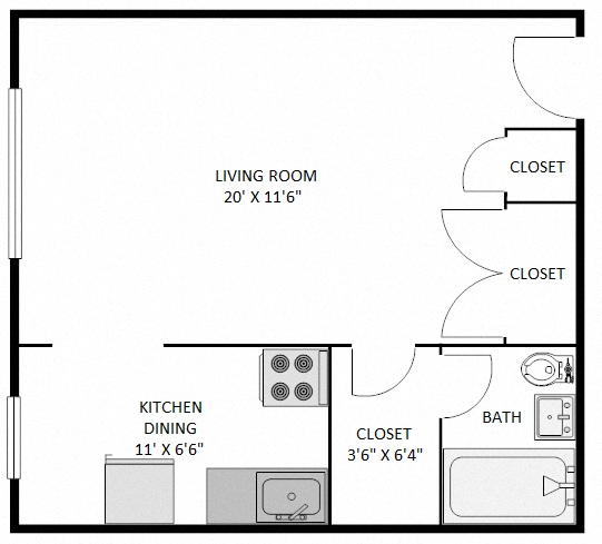 1416 Pennsylvania Studio-2 Beds Apartment for Rent - Photo Gallery 45